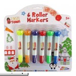 Tinsel Town Christmas Roller Stamper Pens Double Ended Pack of 6  B076CS5K6Z
